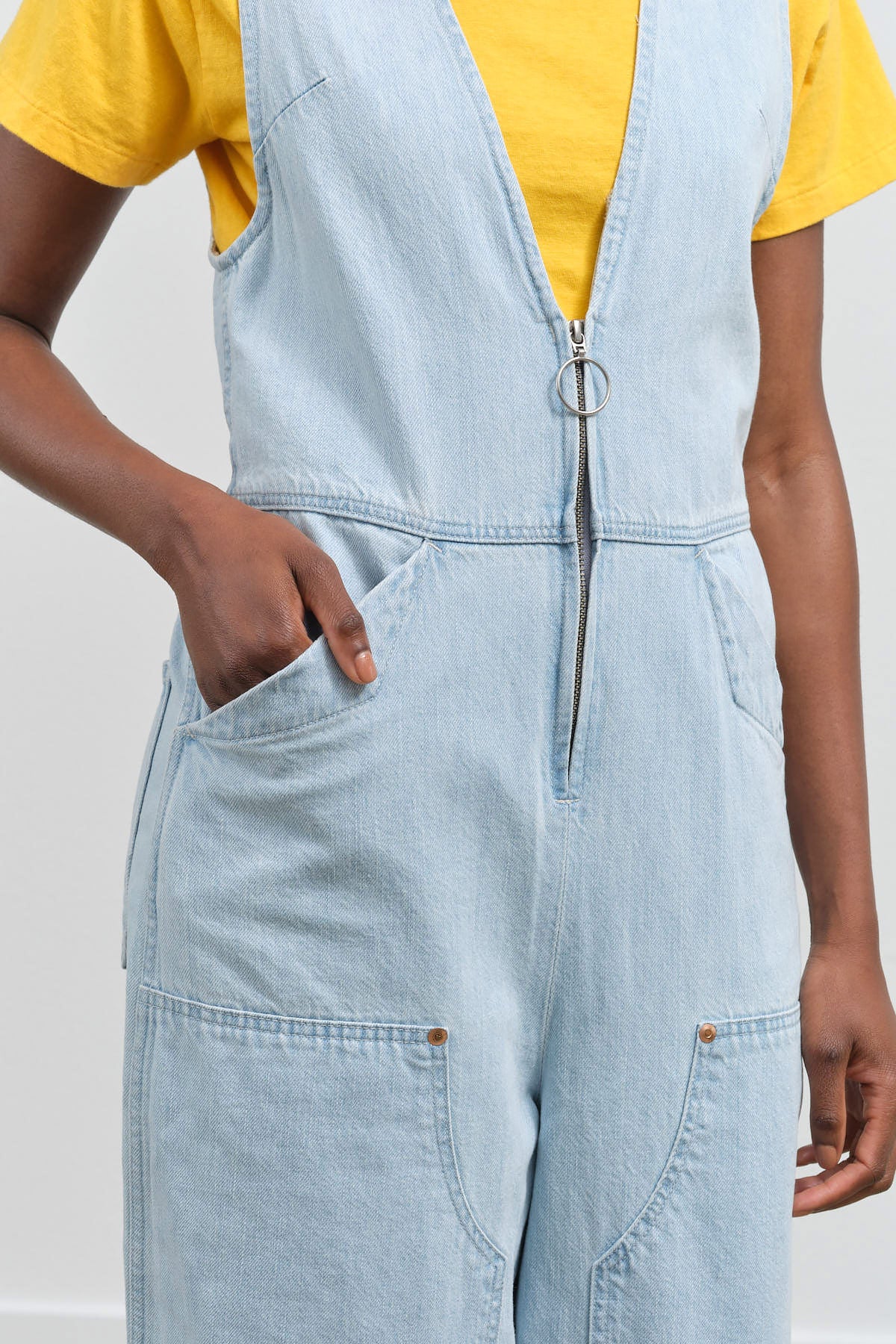 Pro 11.5oz Denim Smith Salopette Jumpsuit by Kapital Clothing