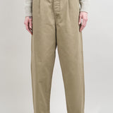 Chino High Waist Pants in Beige by Kapital Clothing Brand