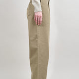 Kapital Chino High Waist NIME Wide Leg Pants in Beige 