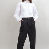 Kapital Chino High Waist NIME Pants in Black