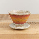 Kat and Roger Home CoffeeTea Coffee Dripper Warm Stripes