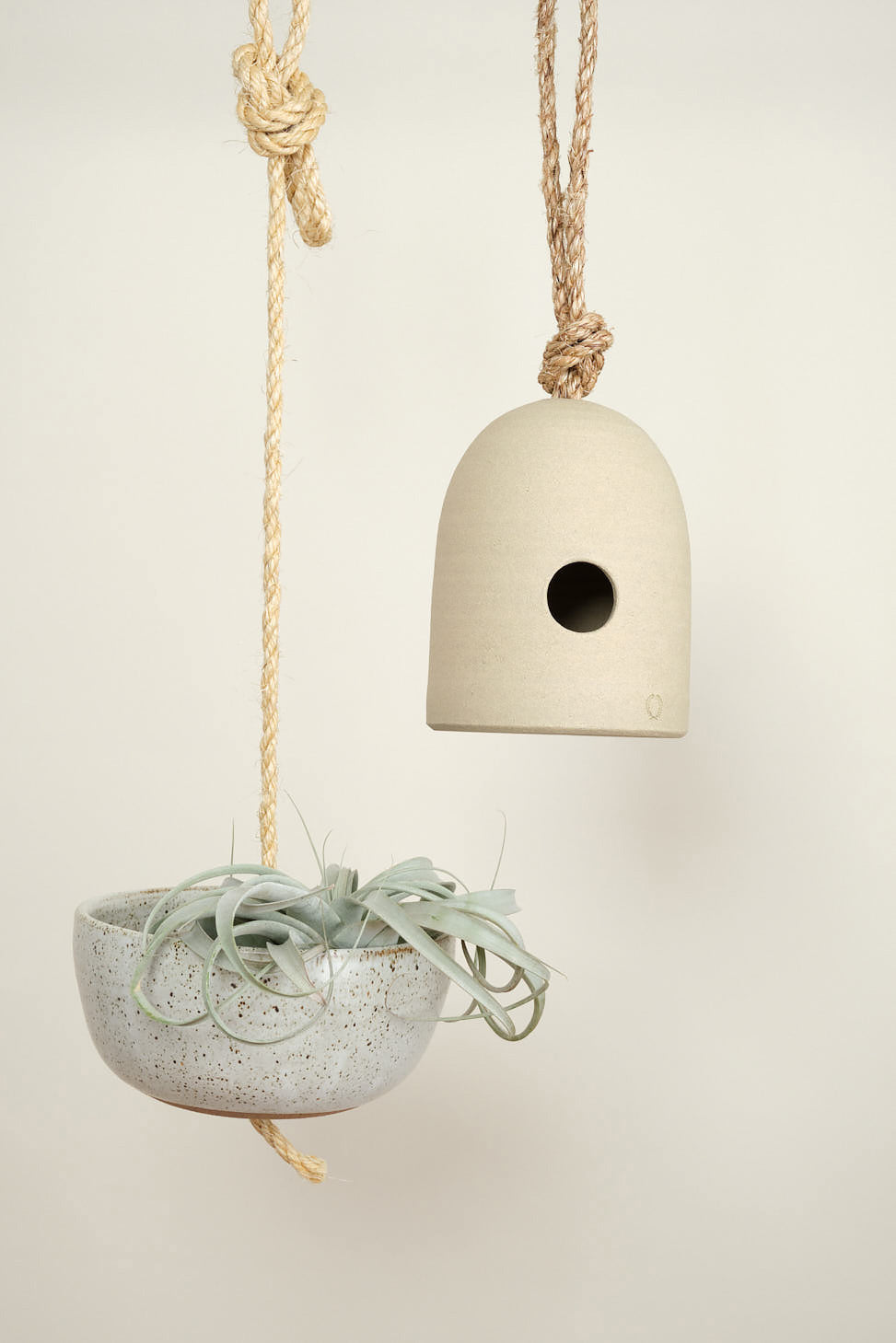 Hanging Planter with bird shelter