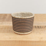 Kat and Roger Home Planters Small Planter Black and White Stripes