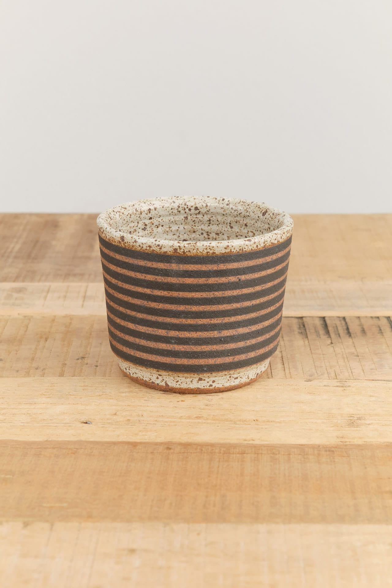 Kat and Roger Home Planters Small Planter Black and White Stripes