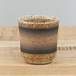 Kat and Roger Ceramics Straight Tumbler in Cool Stripes