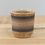 Kat and Roger Ceramics Straight Tumbler in Cool Stripes