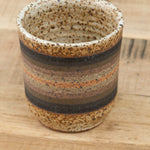 Cool Stripes Kat and Roger Ceramics Straight Tumbler