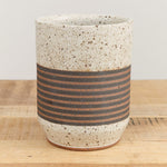 Kat and Roger Home Vessels Utility Vessel Black and White Stripes