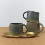 Styled view of 8 oz Coffee Mug in Emerald