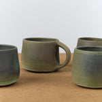 Front view of 8 oz Coffee Mug in Emerald