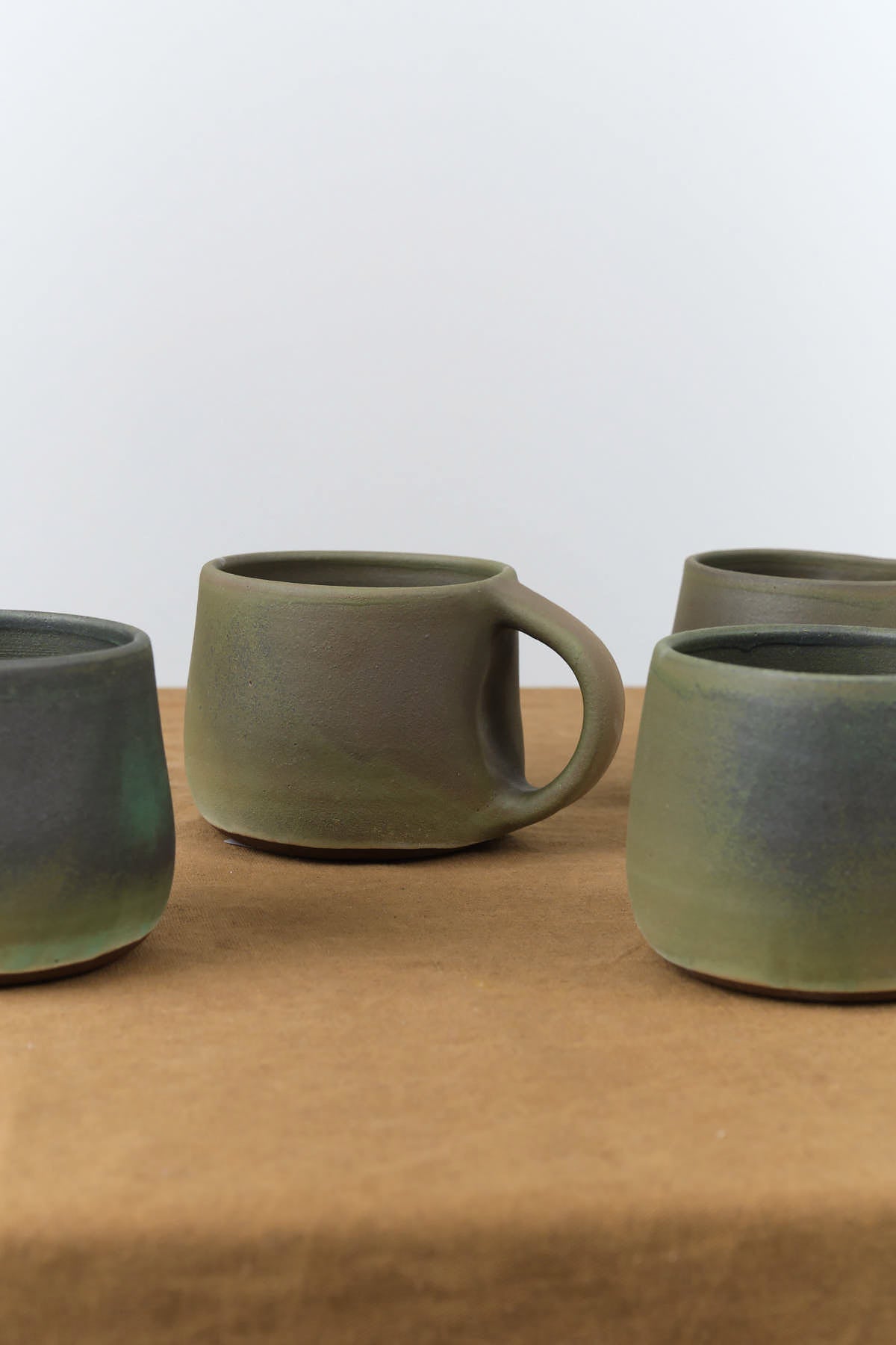 Front view of 8 oz Coffee Mug in Emerald