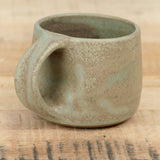 Jade Green 8 oz Coffee Mug by Kati Von Lehman Handmade Ceramics