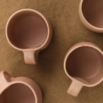 Top view of 8 oz Coffee Mug in Rose