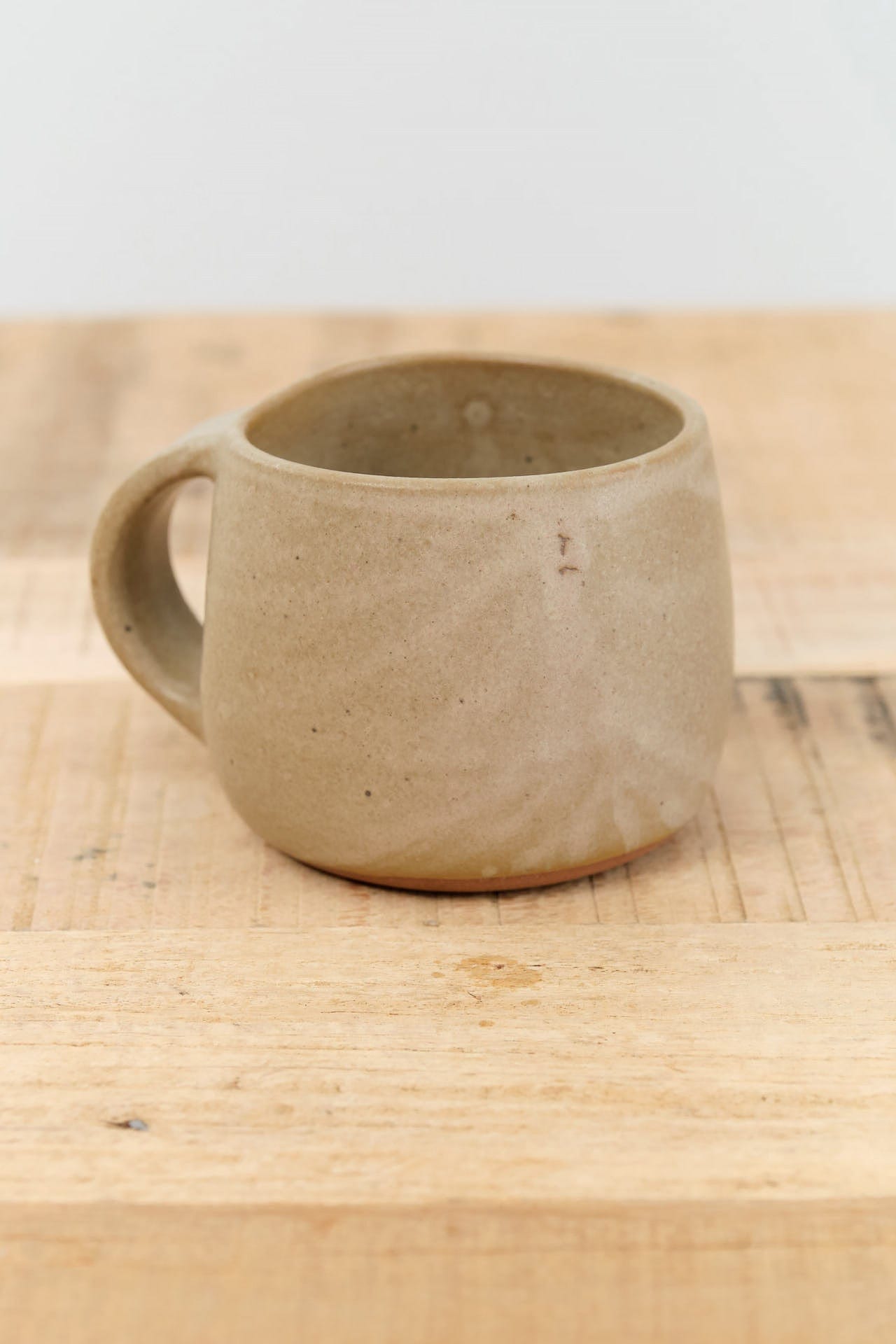 Kati Von Lehman Home CoffeeTea 8 oz Coffee Mug in Taupe Taupe / 8 oz