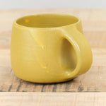 Turmeric Yellow 8 oz Coffee Mug by Kati Von Lehman Ceramics