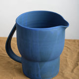 Kati Von Lehman Water Pitcher with Matte Blue glaze