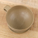 Kati Von Lehman Home CoffeeTea Cappuccino Mug and Saucer in Taupe Taupe
