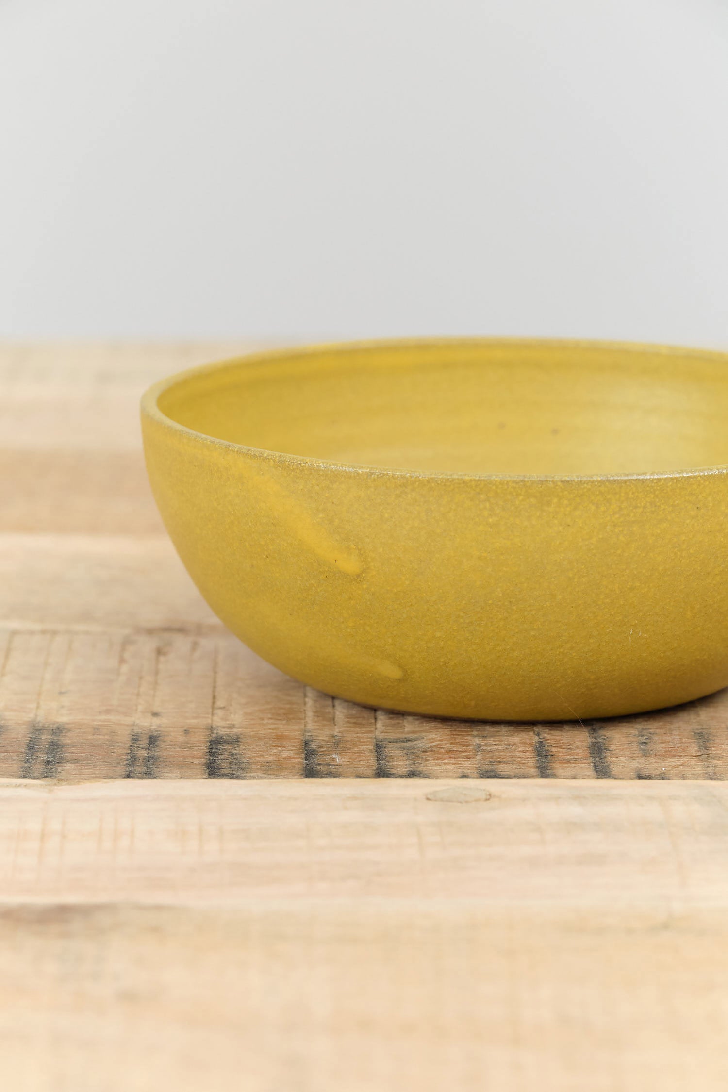 Turmeric Yellow Cereal Bowl by Kati Von Lehman