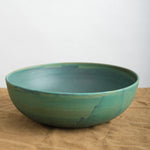 Emerald glazed Kati Von Lehman Serving Bowl