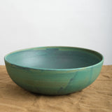 Emerald glazed Kati Von Lehman Serving Bowl