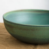 Handmade Emerald Serving Bowl