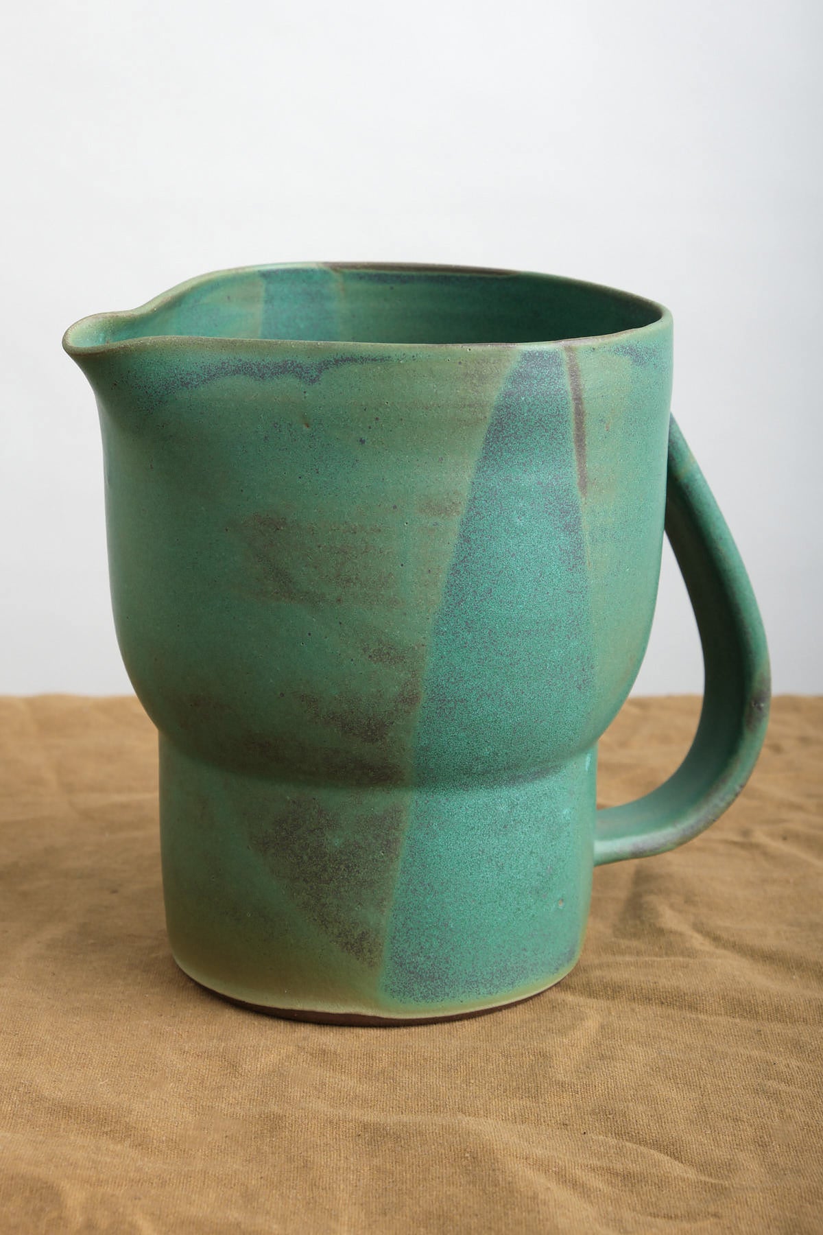 Kati Von Lehman Emerald Green Water pitcher 