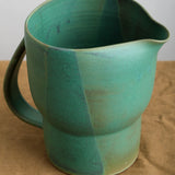 Handmade Water Pitcher in Emerald Green