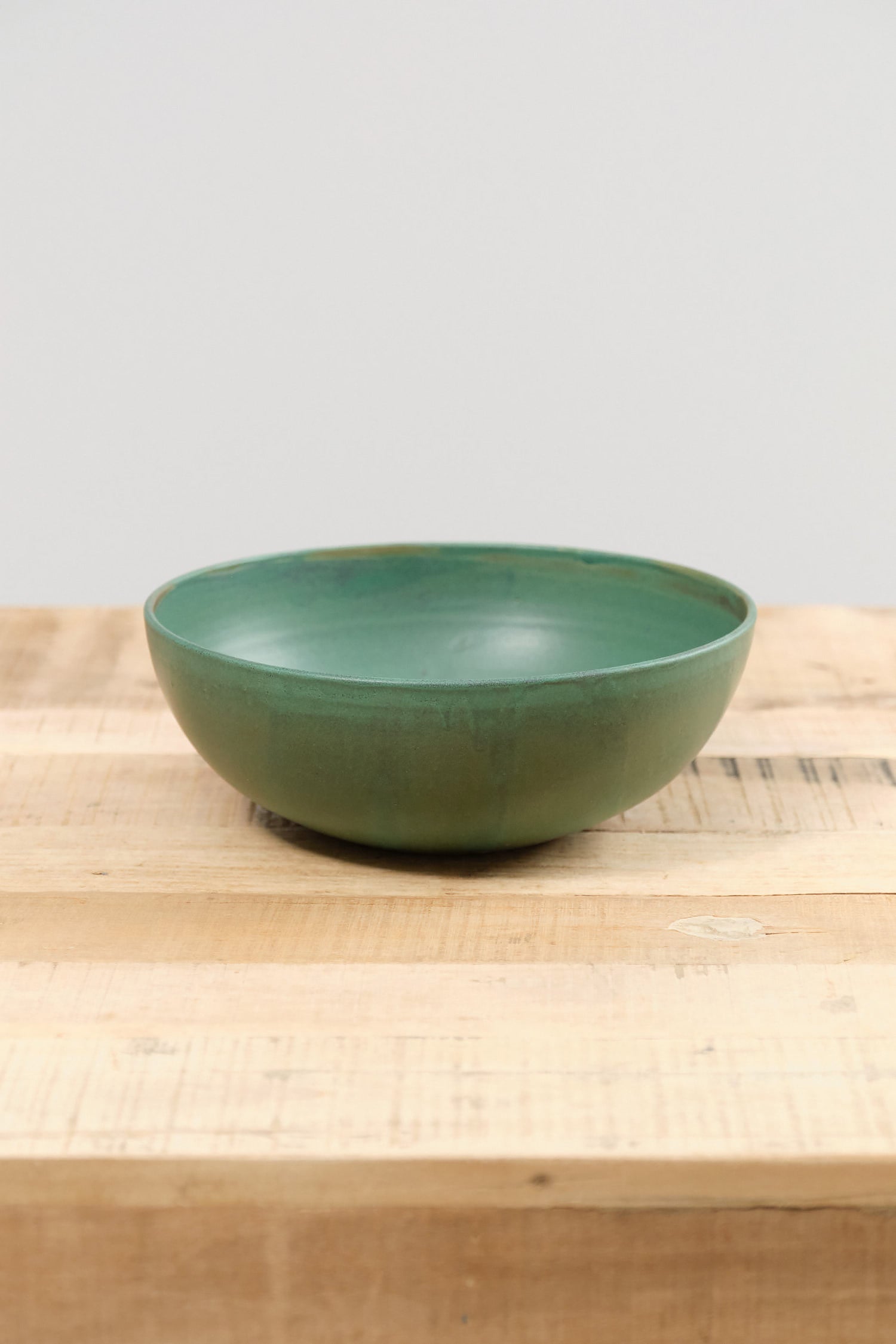 Kati Von Lehman Large Salad Bowl in Emerald