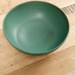 Emerald Green Large Salad Bowl by Kati Von Lehman Ceramics