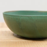 Large Salad Bowl in Emerald Green Glaze by Kati Von Lehman Ceramic