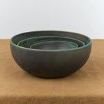 Front stacked view of Nesting Kitchen Bowls in Emerald