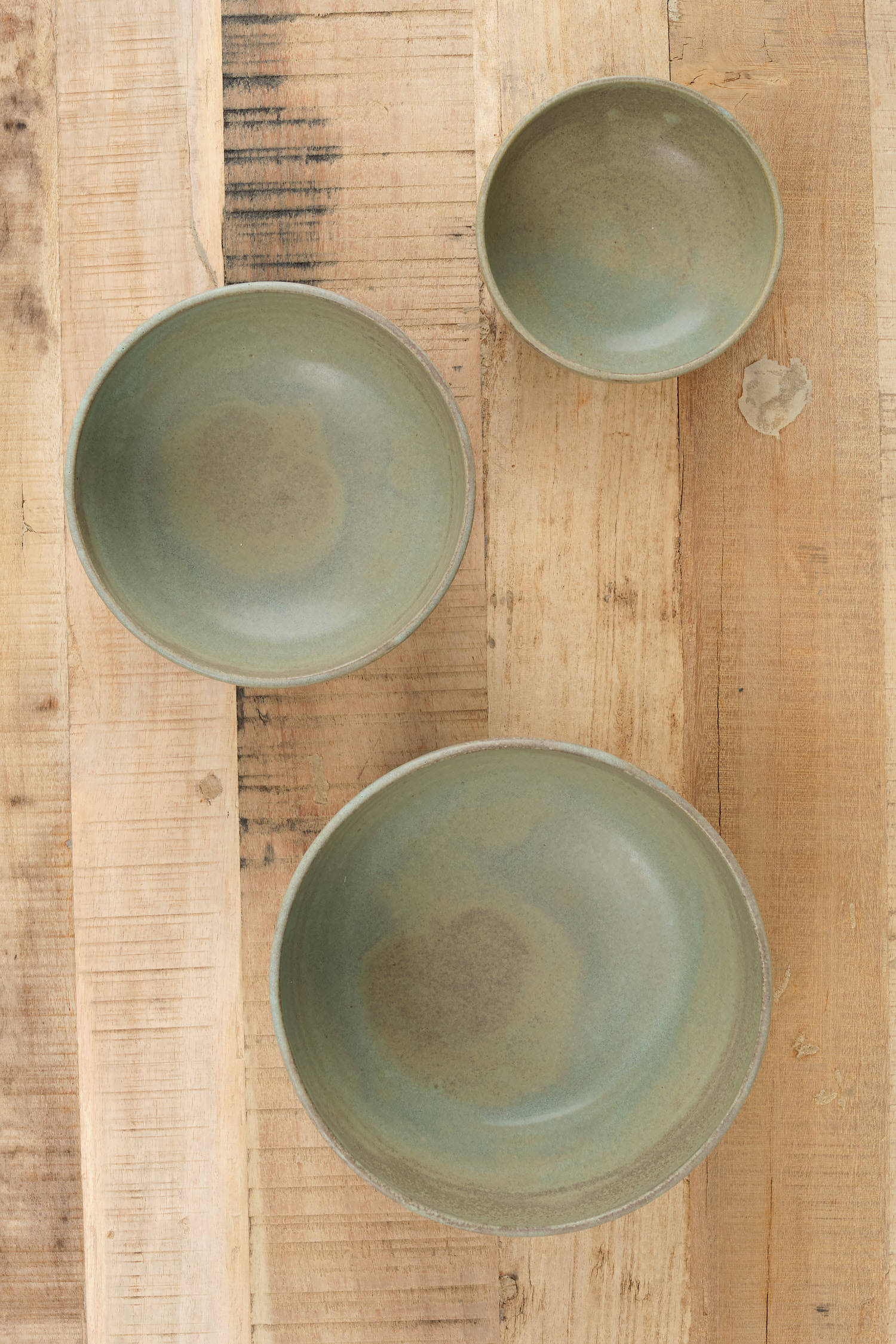 Jade Nesting Kitchen Bowls by Kati Von Lehman