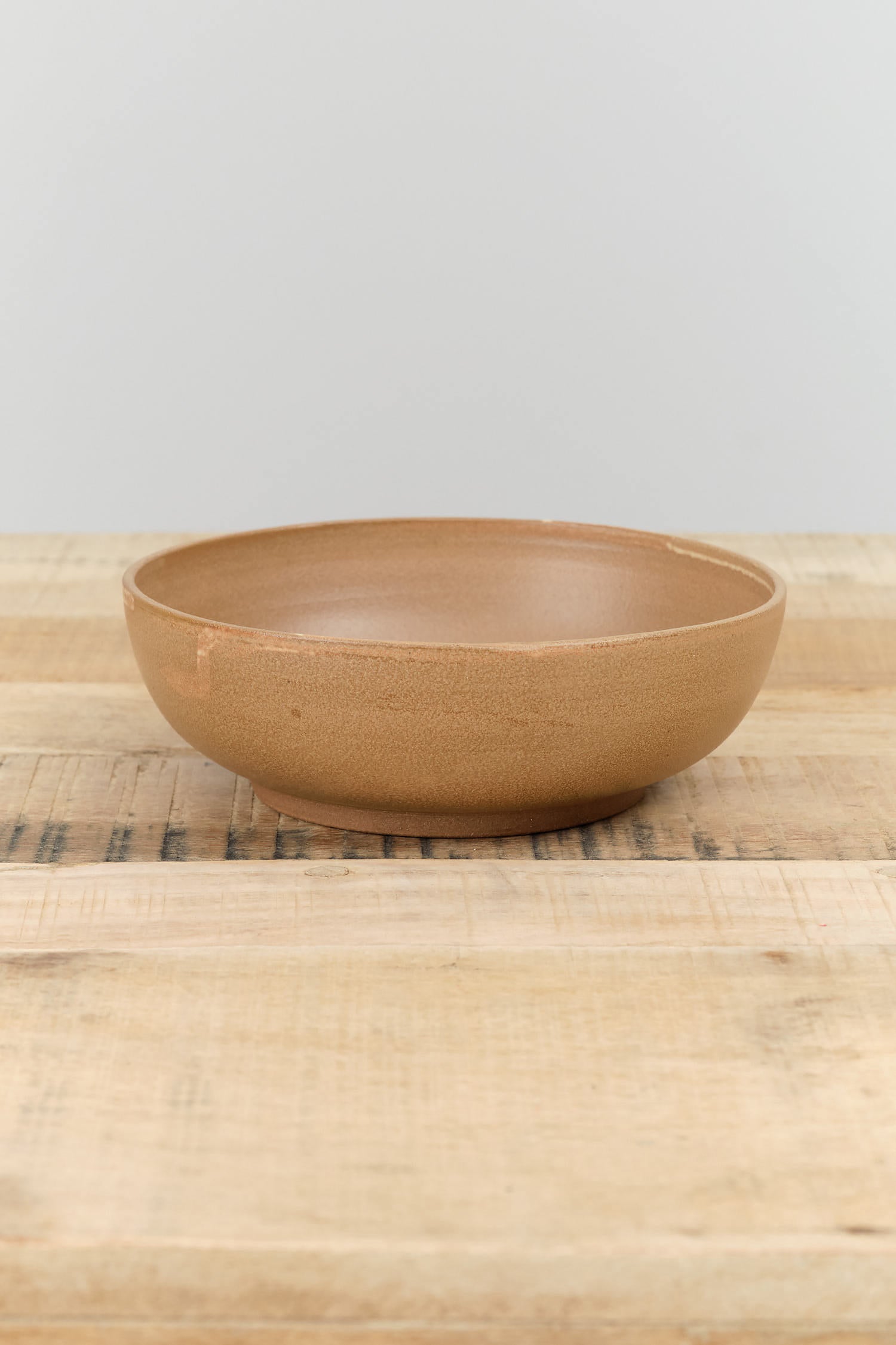 Shallow Ramen Bowl by Kati Von Lehman in Rose