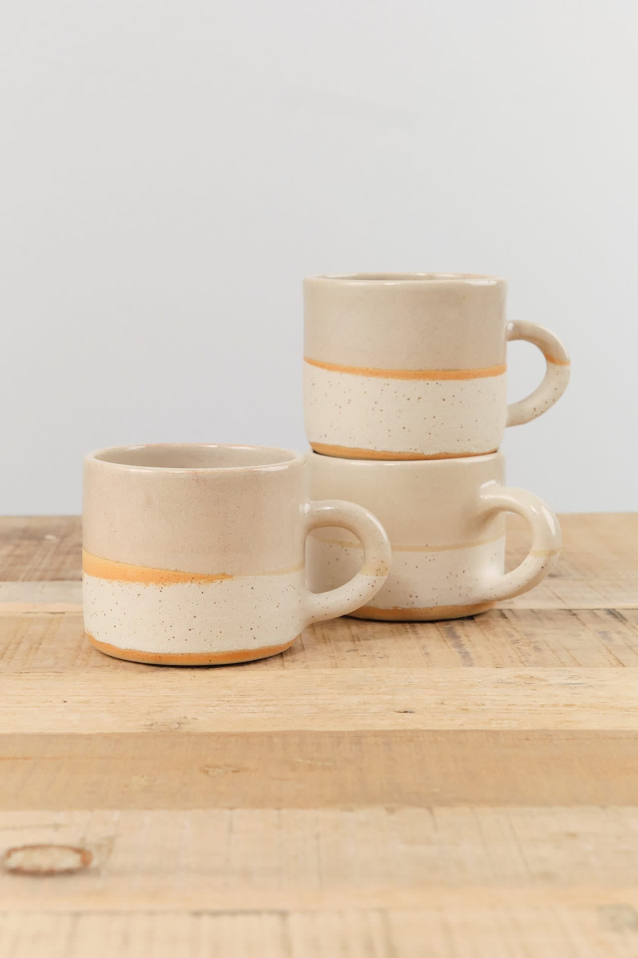 Kati Von Lehman Home CoffeeTea Stoneware Coffee Mug in Shino Shino