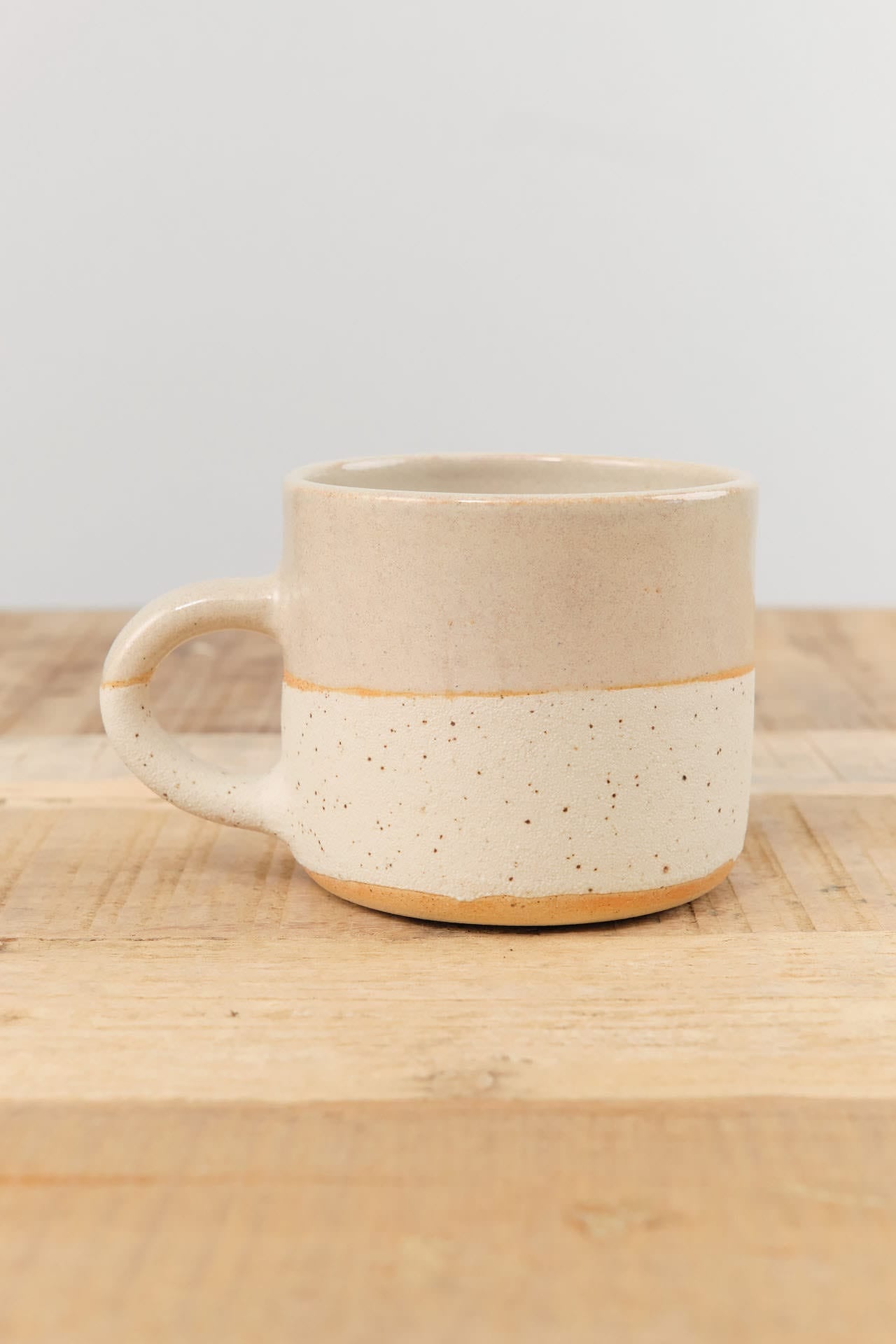 Kati Von Lehman Home CoffeeTea Stoneware Coffee Mug in Shino Shino