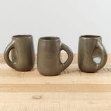 Kati Von Lehman Home CoffeeTea Tall Mug in Charcoal Charcoal