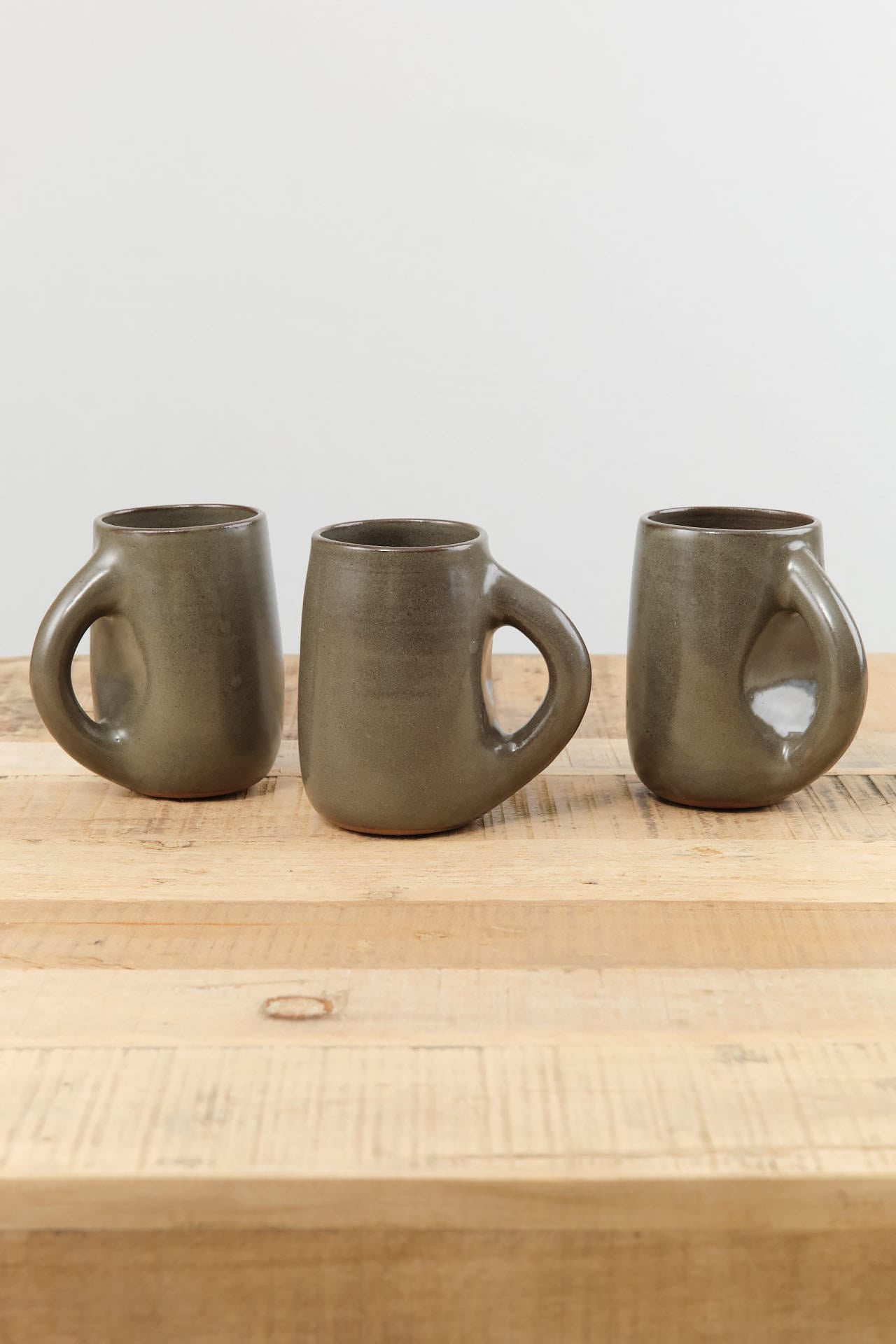 Kati Von Lehman Home CoffeeTea Tall Mug in Charcoal Charcoal