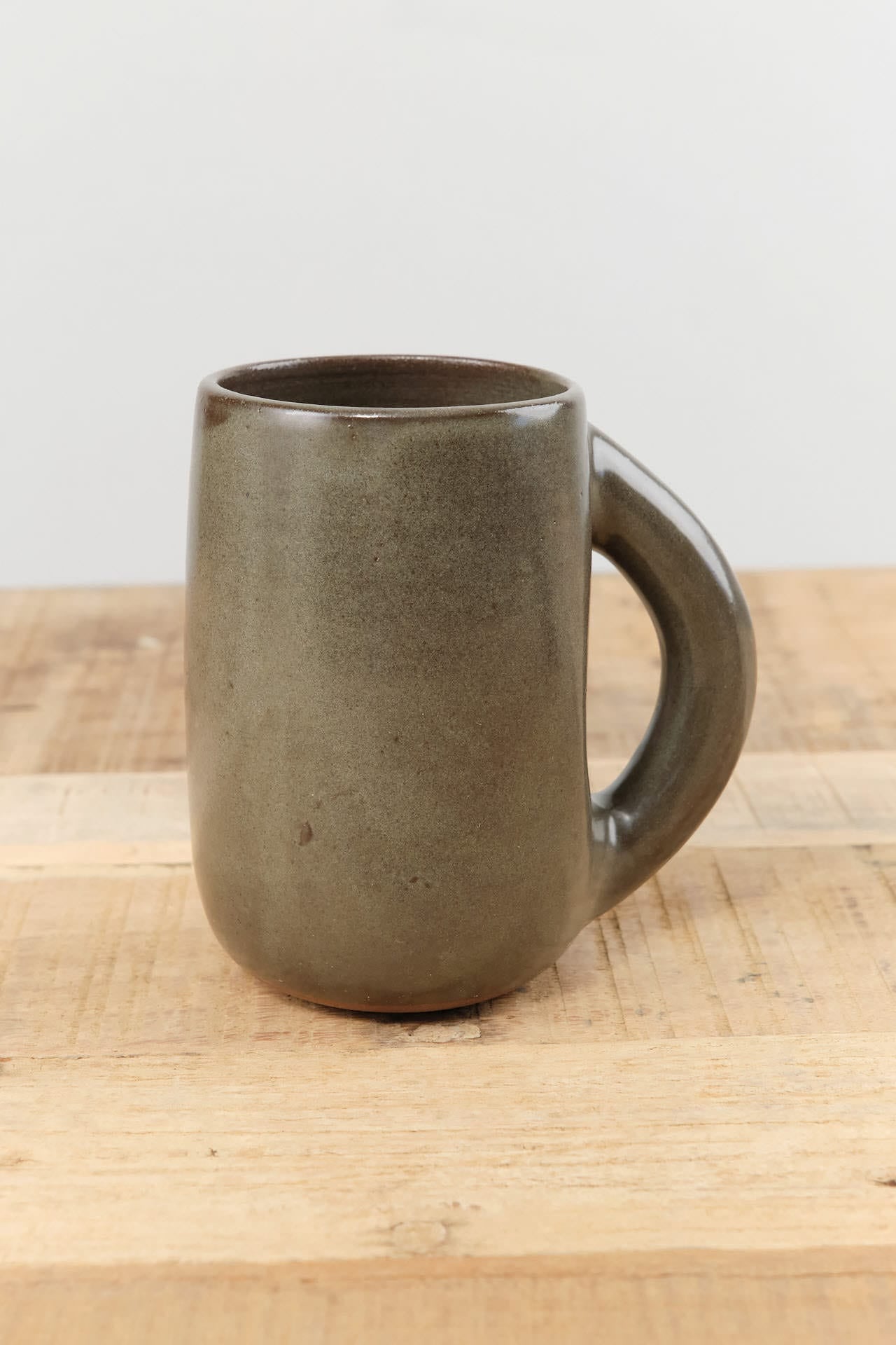 Kati Von Lehman Home CoffeeTea Tall Mug in Charcoal Charcoal