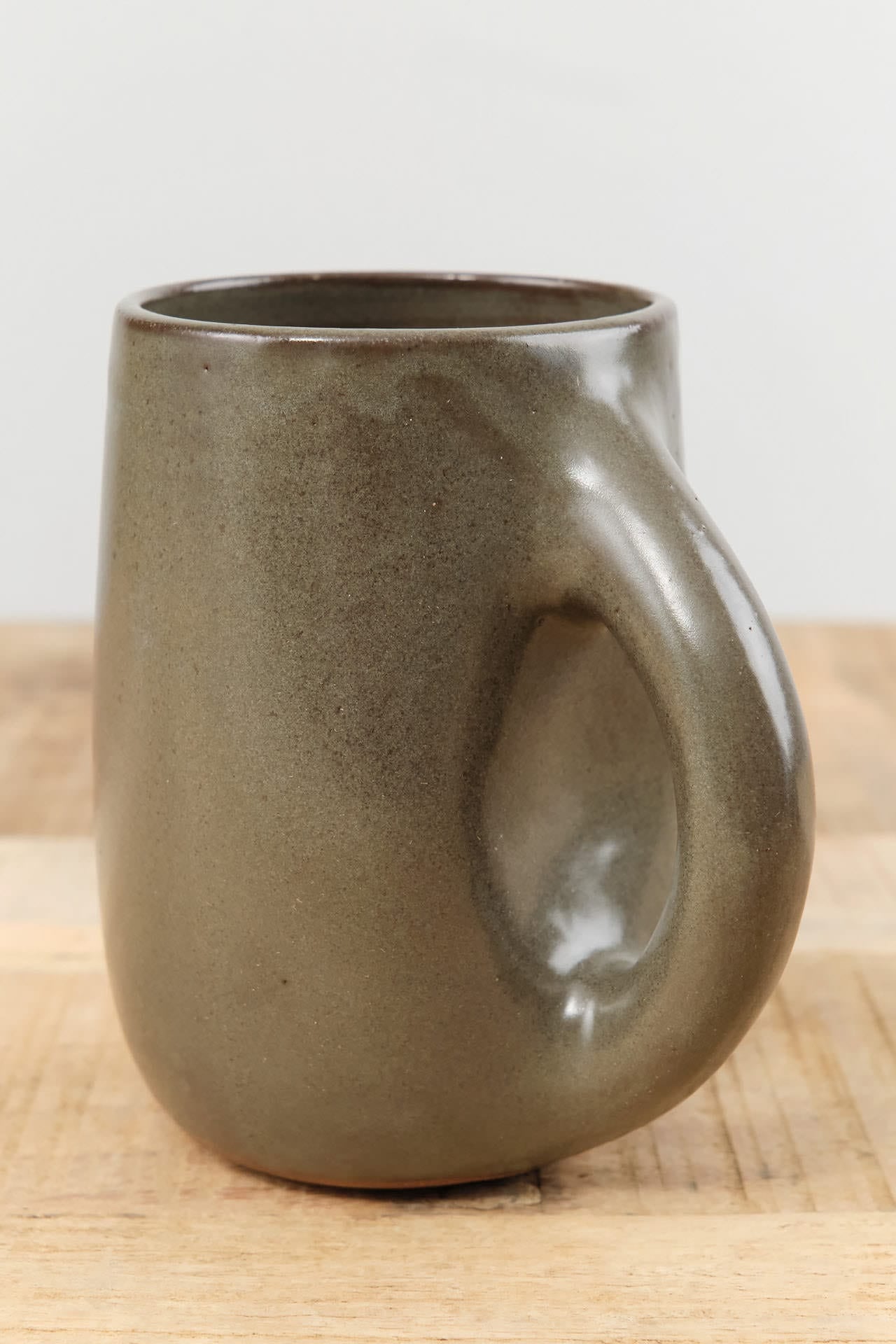 Kati Von Lehman Home CoffeeTea Tall Mug in Charcoal Charcoal