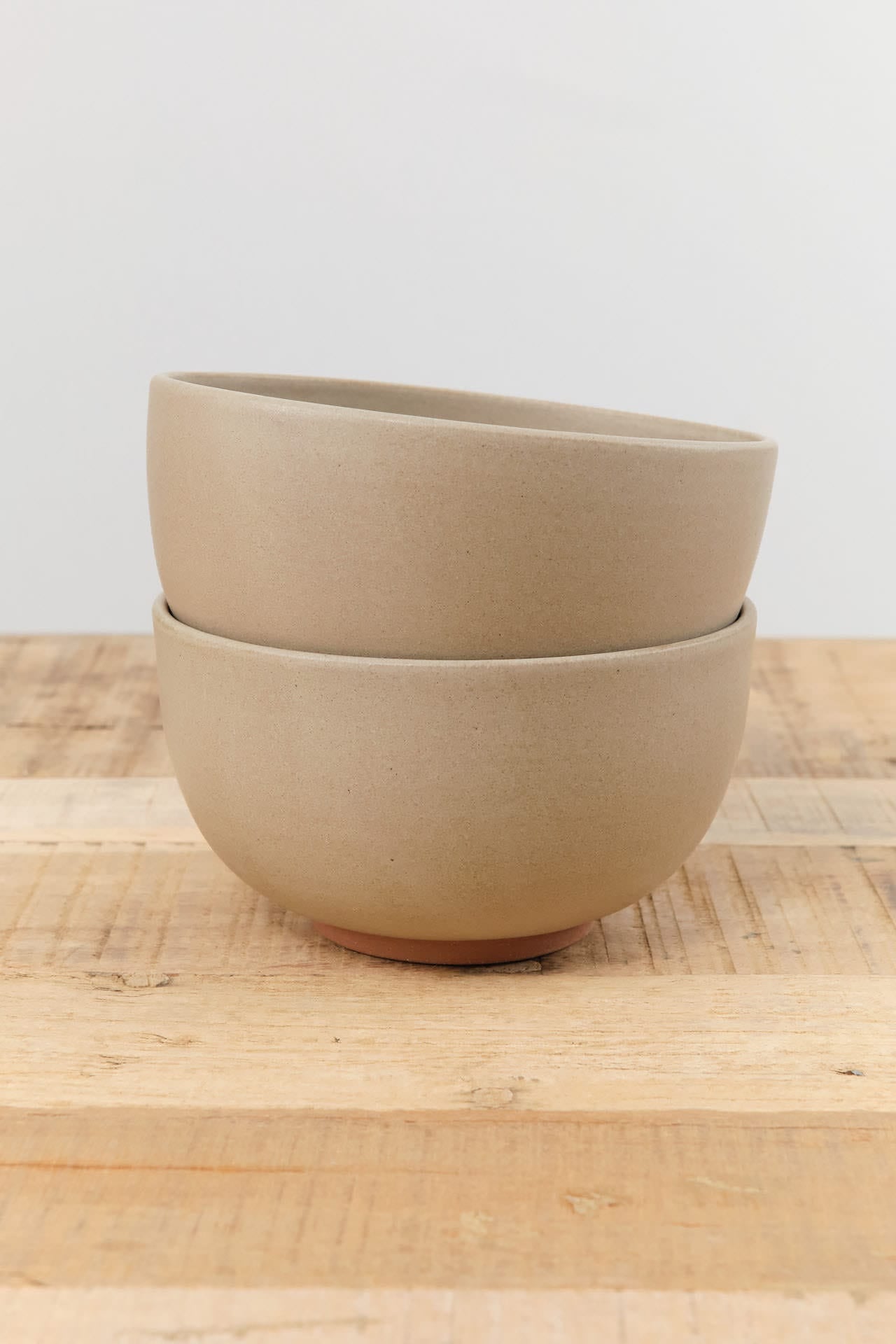 Kati Von Lehman Home Kitchen Dishware Tall Ramen Bowl in Taupe Taupe