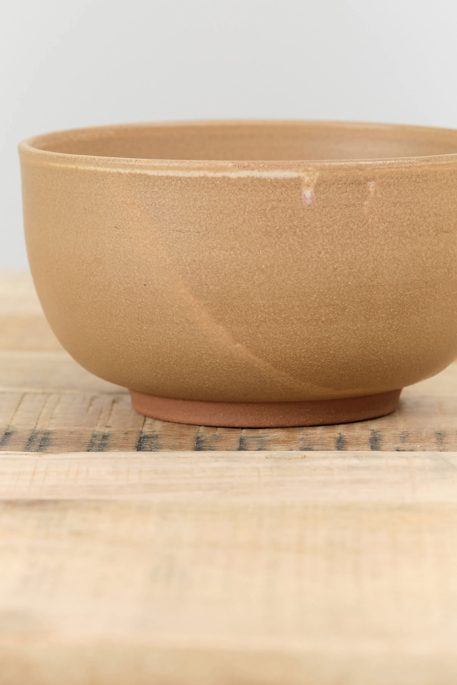 Tall Ramen Dinner Bowl in Rose Pink Glaze by Kati Von Lehman Handmade Ceramics 