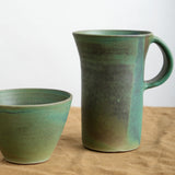 Emerald Glazed Travel Mug and Pour Over Set 