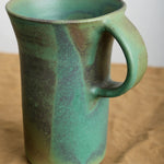 Handmade Emerald glazed Travel Mug 