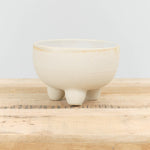 Tripod Planter by Kati Von Lehman in White Stoneware