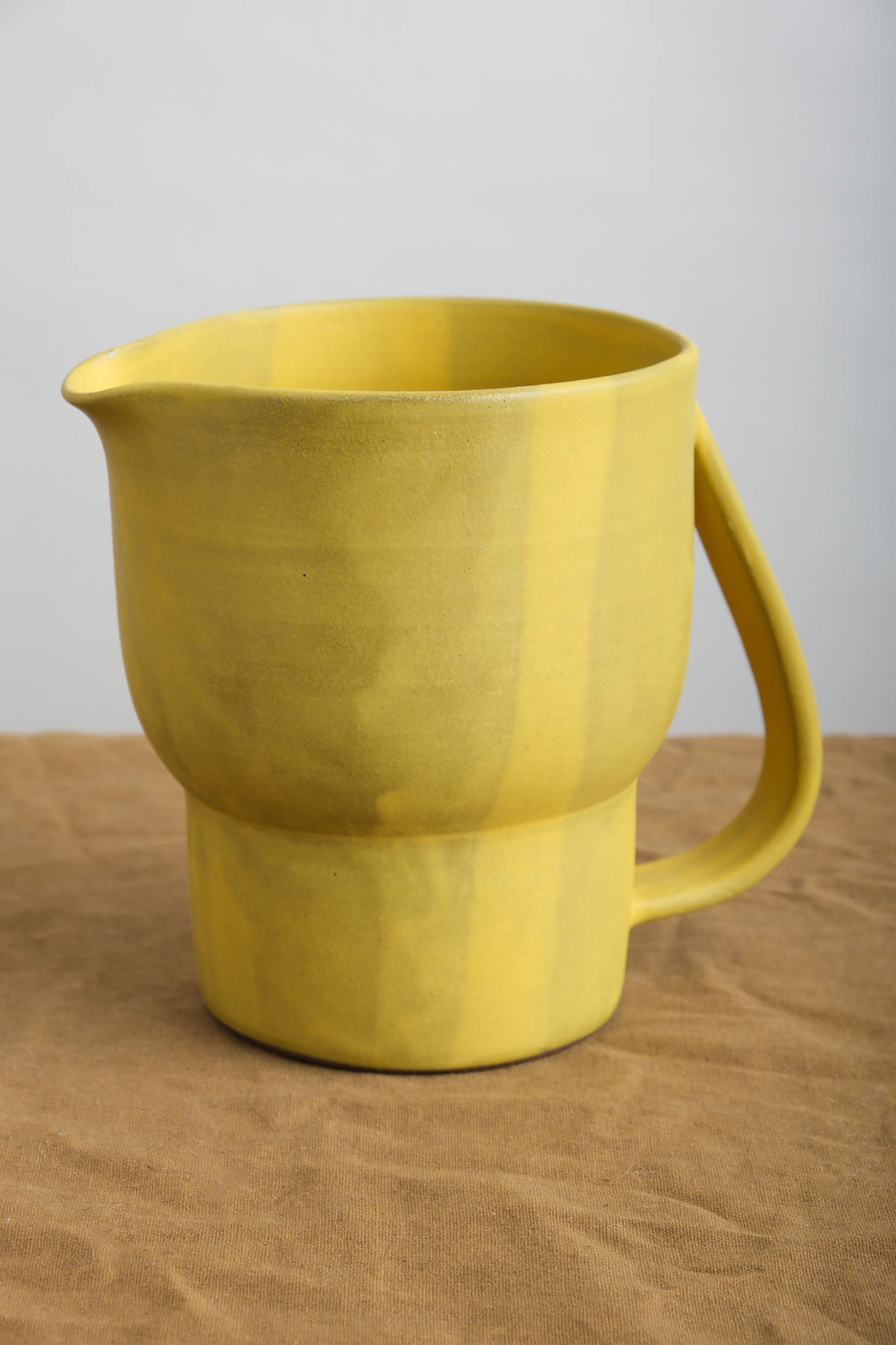 Kati Von Lehman Home Kitchen Pitchers Water Pitcher in Turmeric Turmeric / 7" H X 6.5" Dia