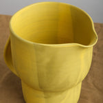 Handmade Ceramic Water Pitcher with Turmeric glaze