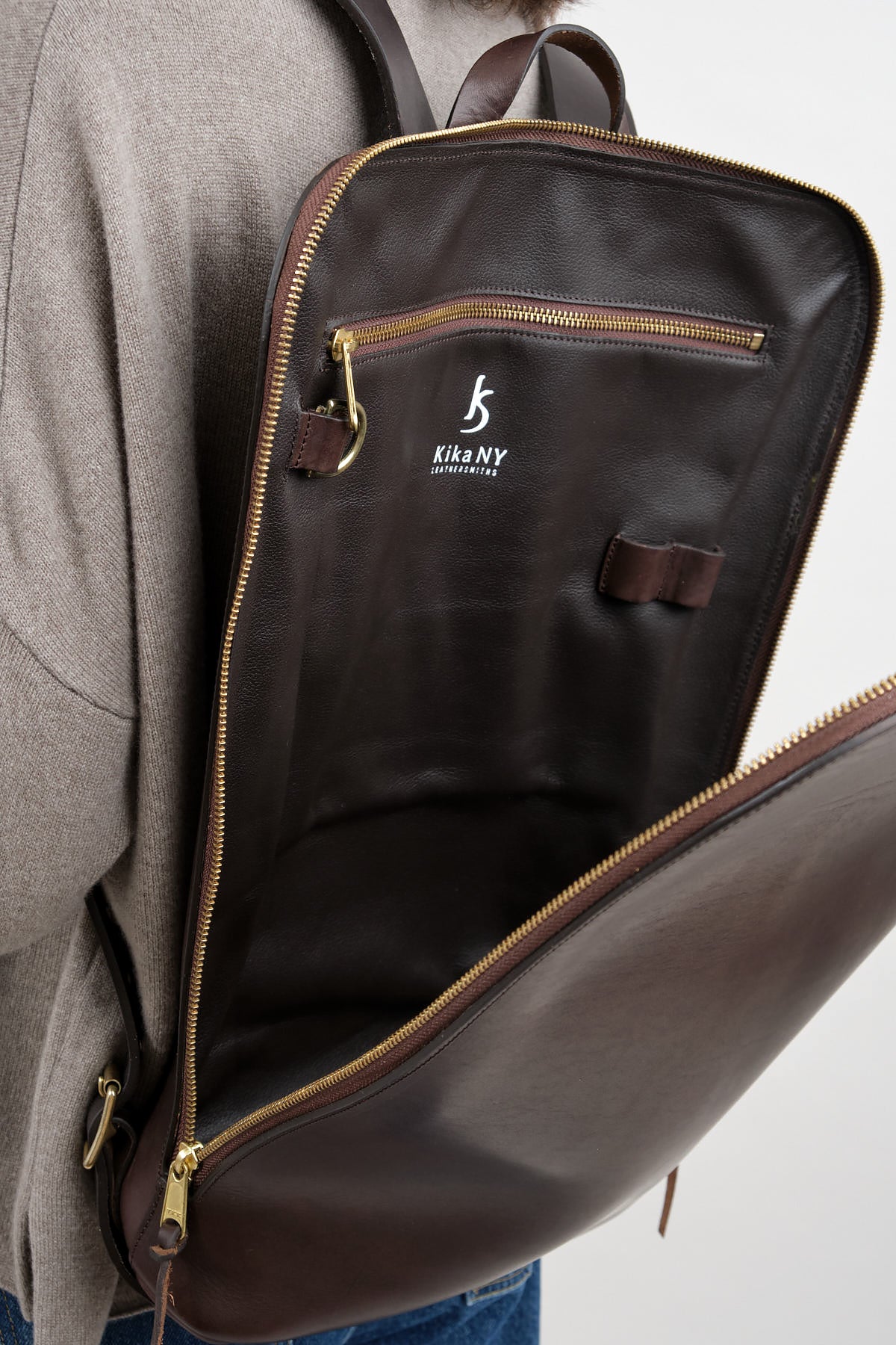 leather backpack kikany