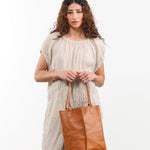 KikaNY Accessories Bags Daily Bag Tan / 15" L X 12.5" W X 4" D