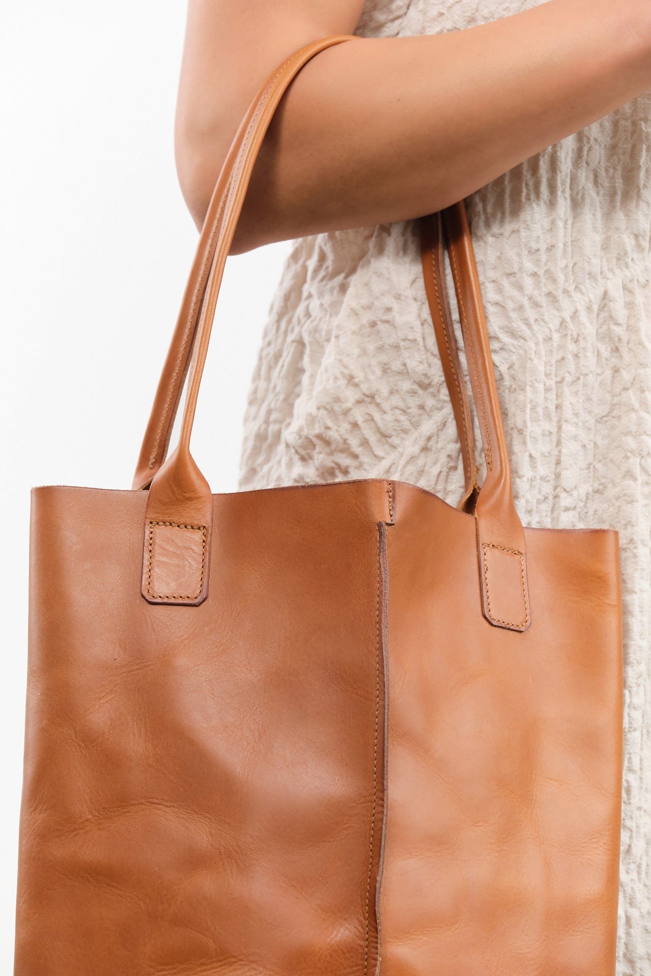 KikaNY Accessories Bags Daily Bag Tan / 15" L X 12.5" W X 4" D