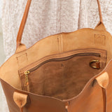 KikaNY Accessories Bags Daily Bag Tan / 15" L X 12.5" W X 4" D